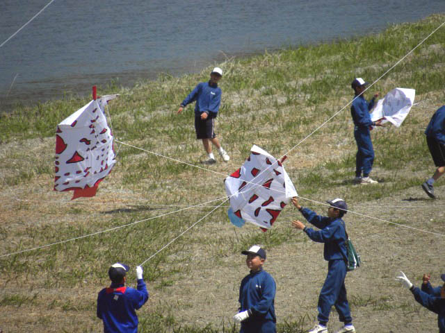 100畳大凧＆中学生凧上げ１８